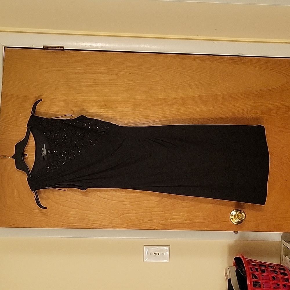 Wedding guest black dress size 10